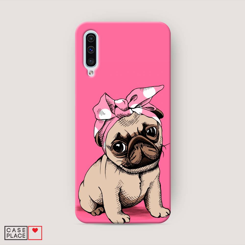 фото Пластиковый чехол "dog pin-up" на samsung galaxy a50 awog