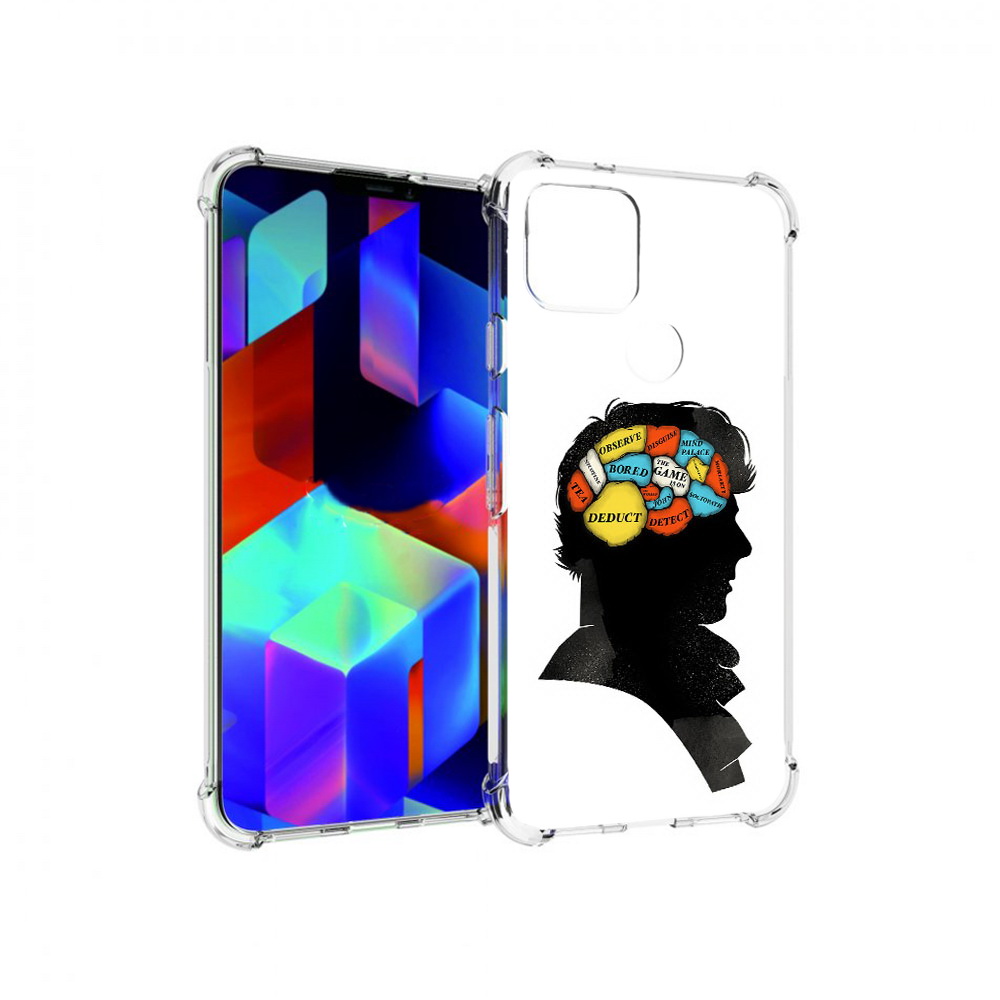 

Чехол MyPads Tocco для Google Pixel 5 темный рисунок, Прозрачный, Tocco