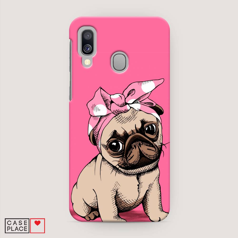 

Пластиковый чехол "Dog Pin-Up" на Samsung Galaxy A40
