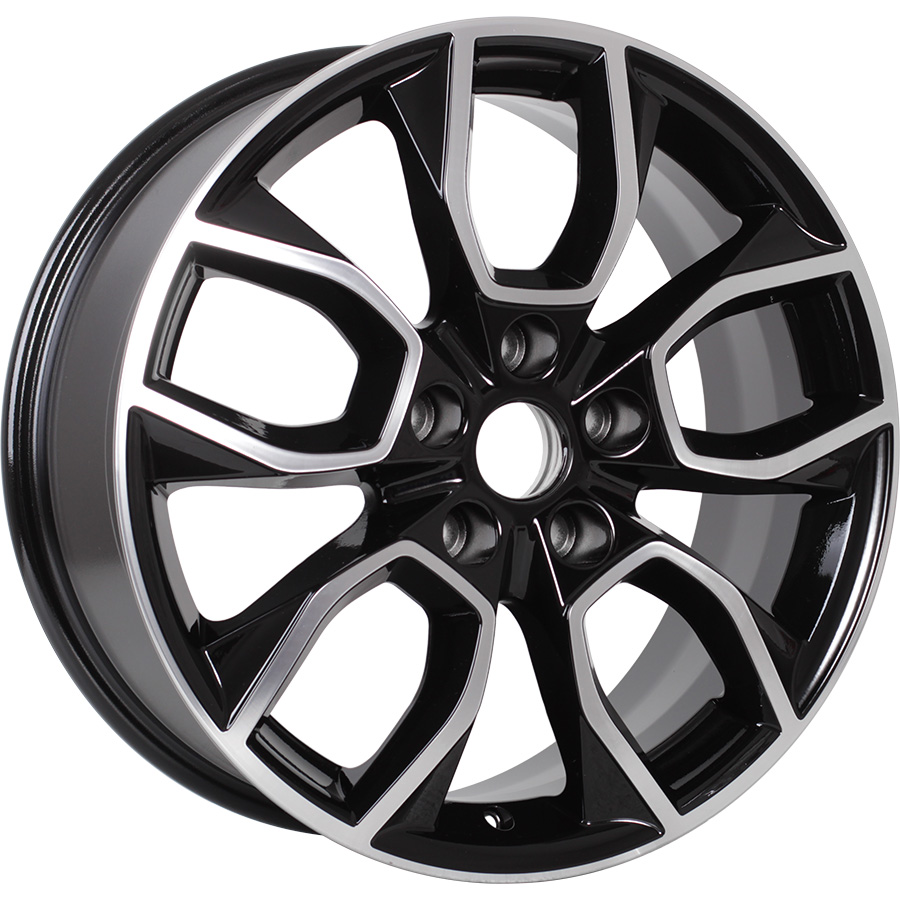 фото Колесный диск khomen wheels khw1713 (karoq) black-fp 7x17/5x112 et45 d57.1 whs498586