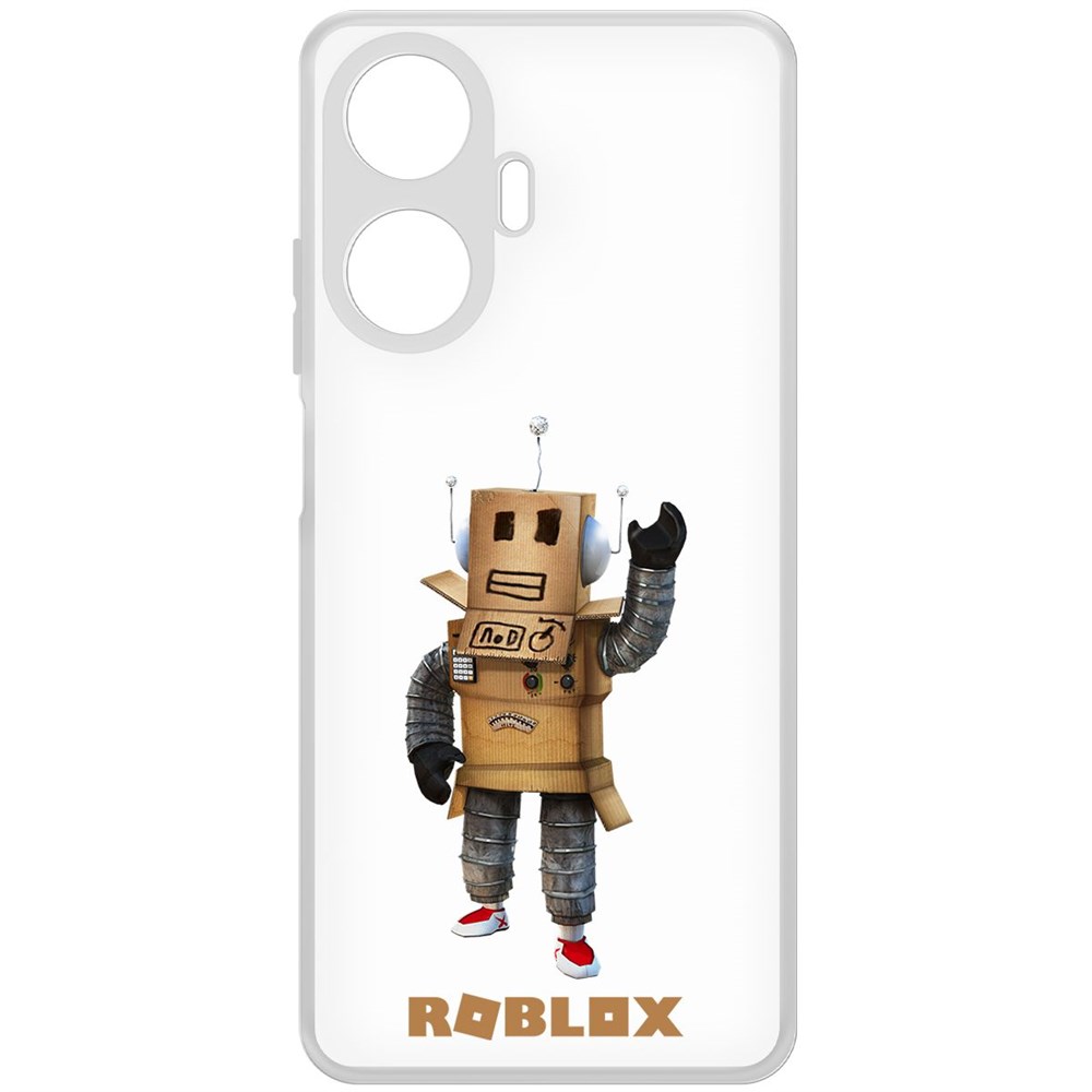 

Чехол-накладка Krutoff Clear Case Roblox-Мистер Робот для Realme C55, Прозрачный