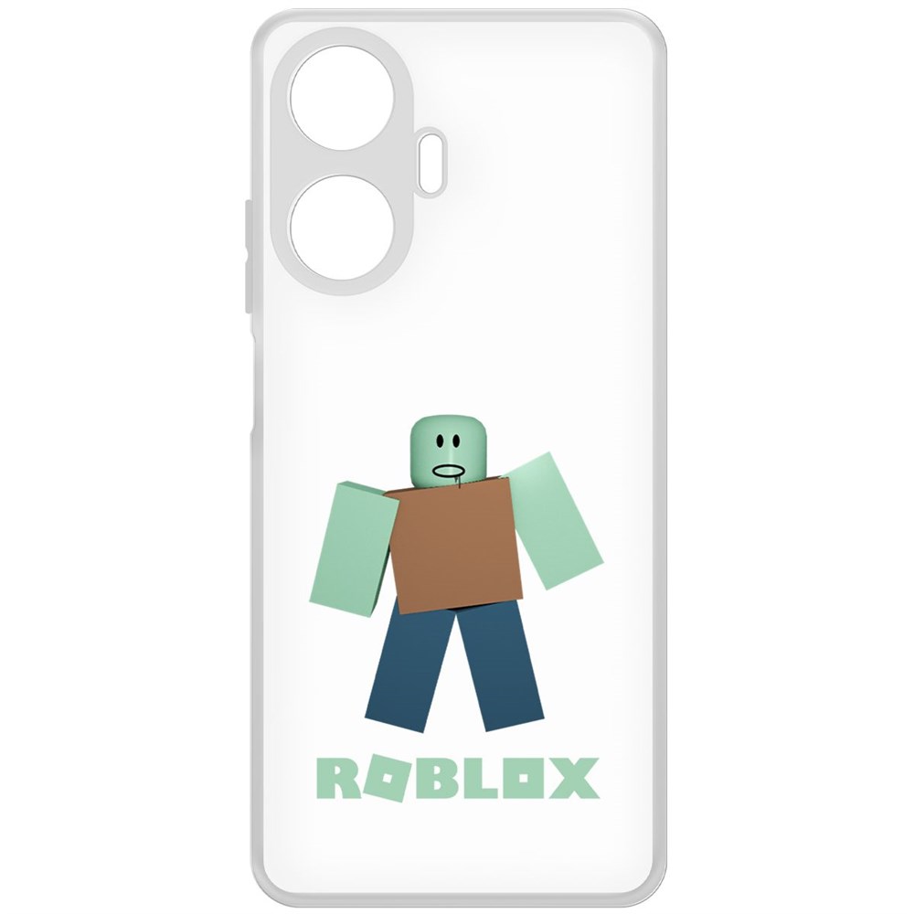 Чехол-накладка Krutoff Clear Case Roblox-Зомби для Realme C55