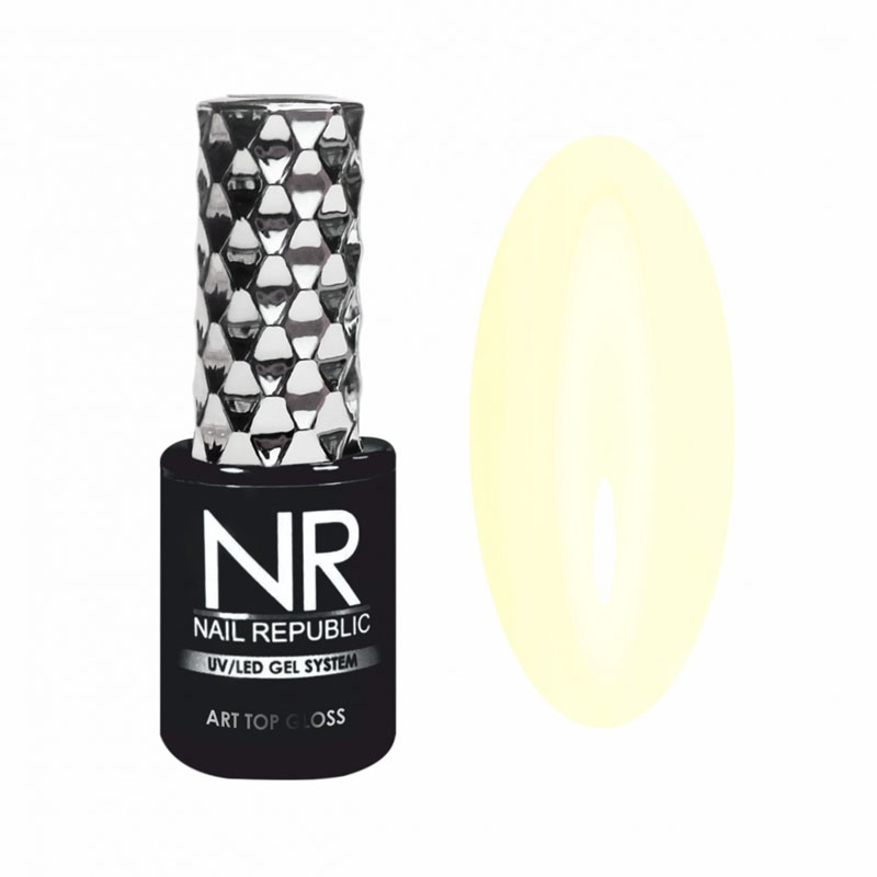 Каучуковое покрытие для гель-лака Nail Republic ART TOP №25 Нежное солнце AT025 GLOSS 10мл