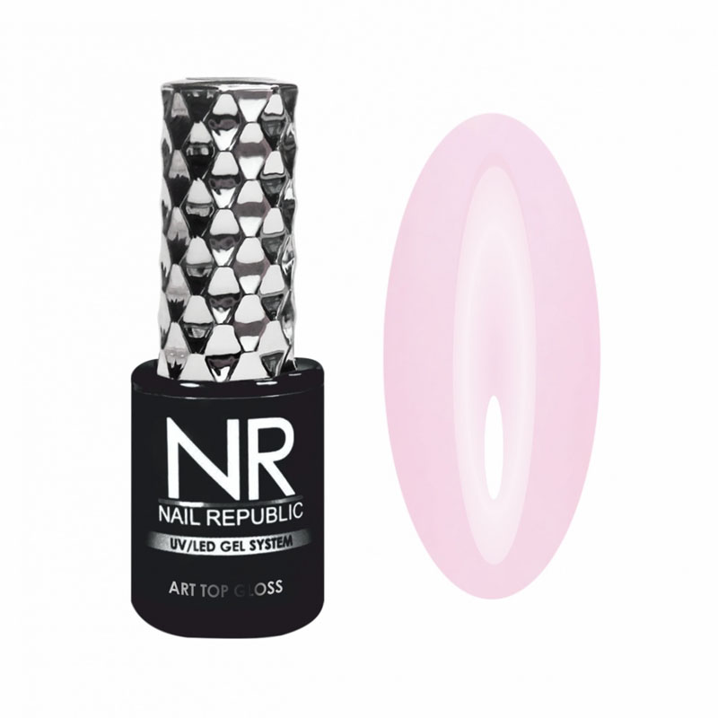 

Каучуковое покрытие для гель-лака Nail Republic ART TOP №21 Розовое облако, 10 мл