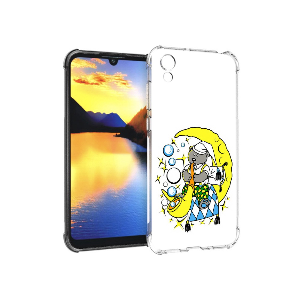 

Чехол MyPads Tocco для Huawei Y5 Сырная луна, Прозрачный, Tocco