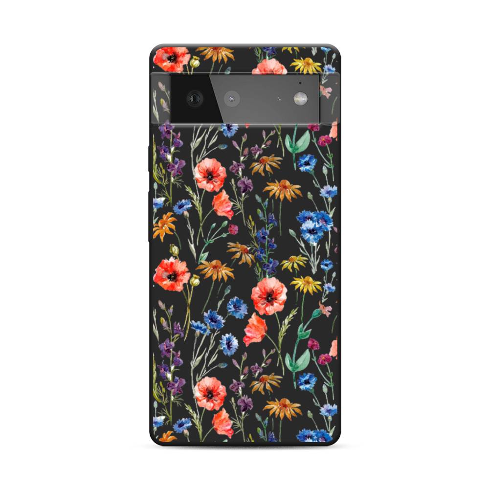 

Чехол Awog на Google Pixel 6 "Маки и васильки фон", 270852-1