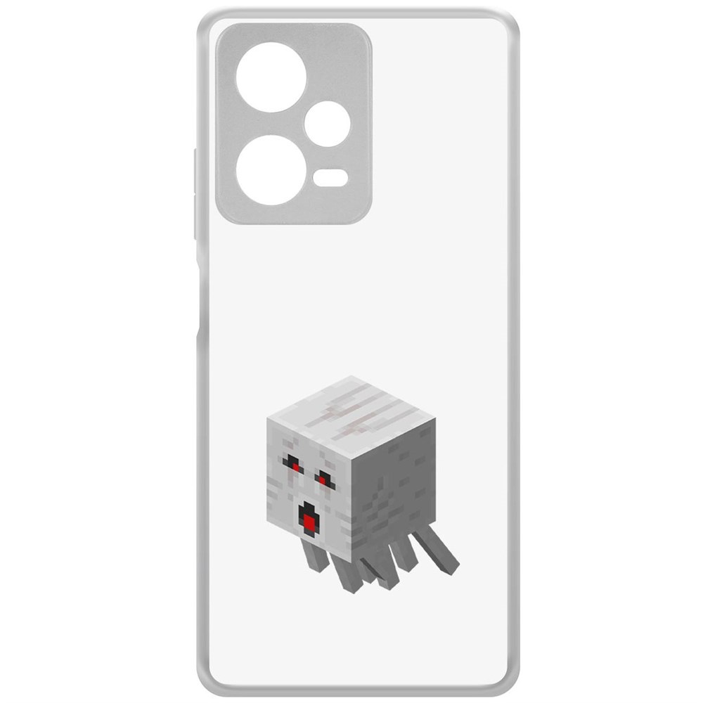 Чехол-накладка Krutoff Clear Case Minecraft-Гаст для Xiaomi Redmi Note 12 Pro+ 5G