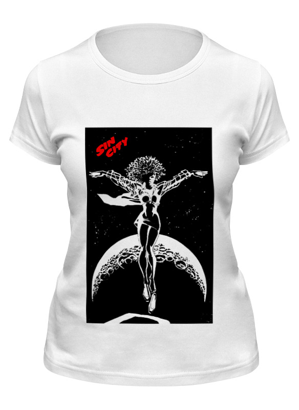 

Футболка женская Printio Город грехов / sin city белая S, Белый, Город грехов / sin city