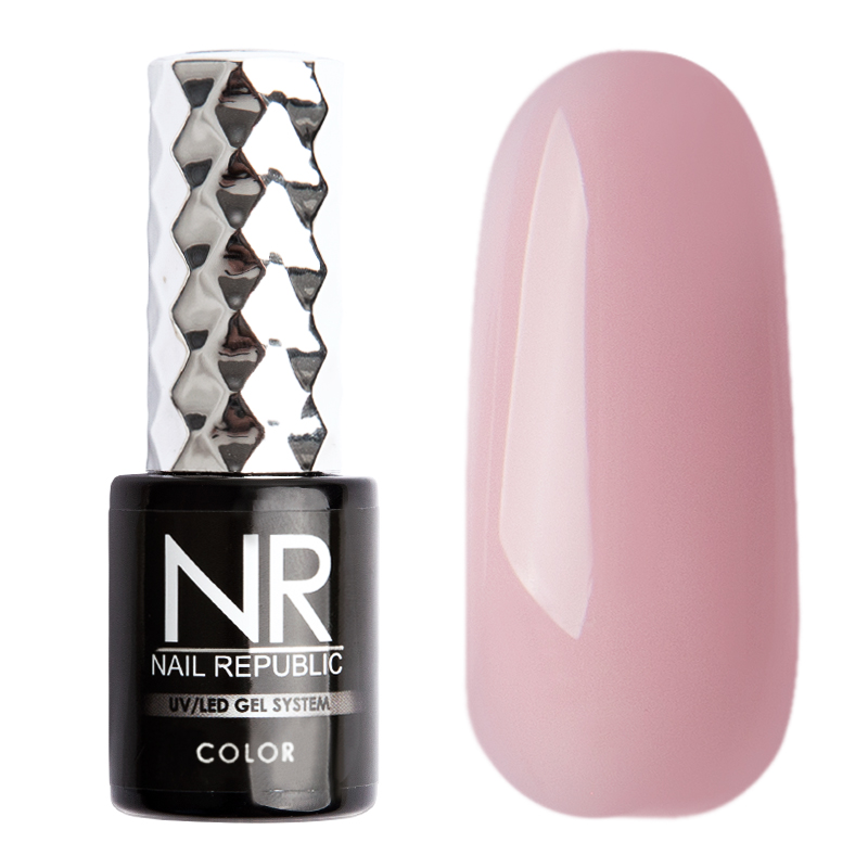 

Каучуковая база для гель-лака Cover Base Rubber Nail Republic №005 (Pink), 10 мл