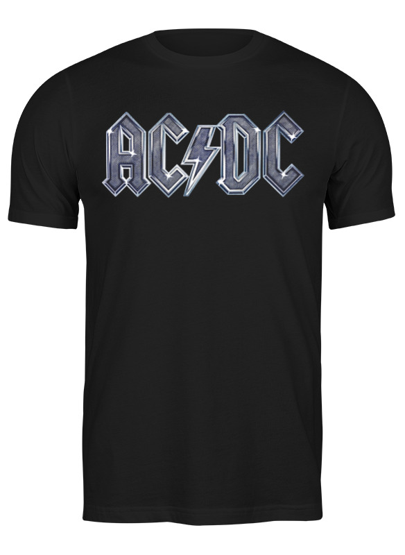 

Футболка мужская Printio Ac/dc черная S, Ac/dc