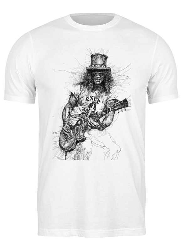 

Футболка мужская Printio Slash белая S, Белый, Slash