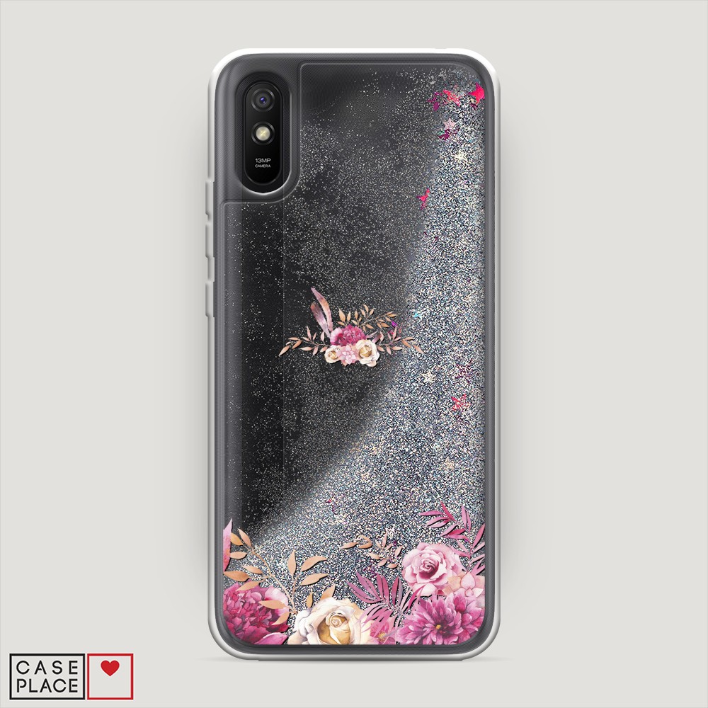 

Чехол Awog на Xiaomi Redmi 9A "Нежные розовые цветы", Разноцветный, 38991-1