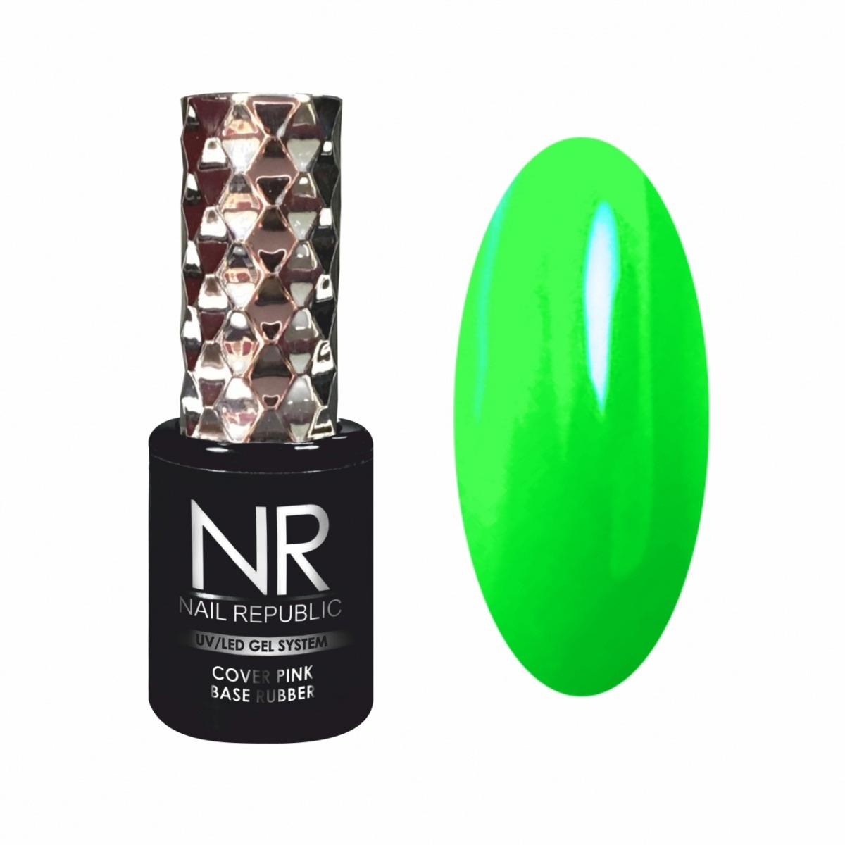 Каучуковая база для гель-лака Cover Base Rubber Nail Republic FRUIT MIX №001 BK001, 10 мл