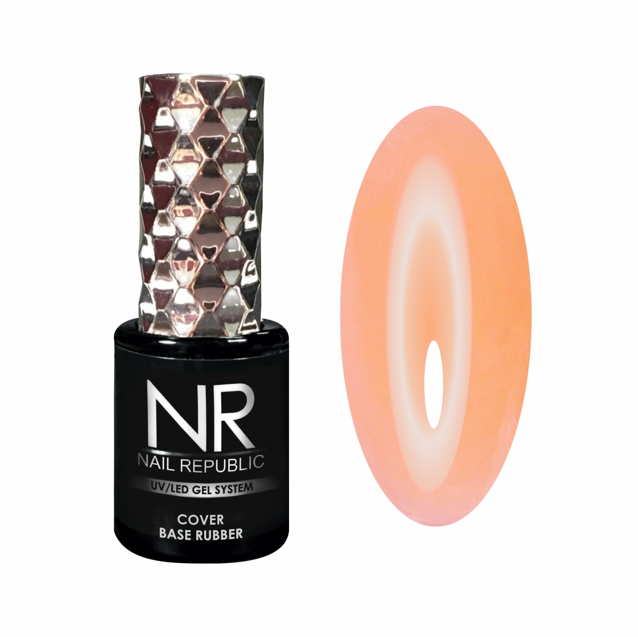 

Каучуковая база для гель-лака Cover Base Rubber Nail Republic Candy №066 BK66, 10 мл