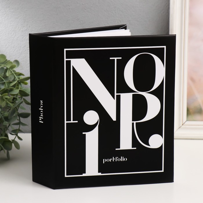 

Фотоальбом на 100 фото "portfolio noir" 15х21 см, Черный