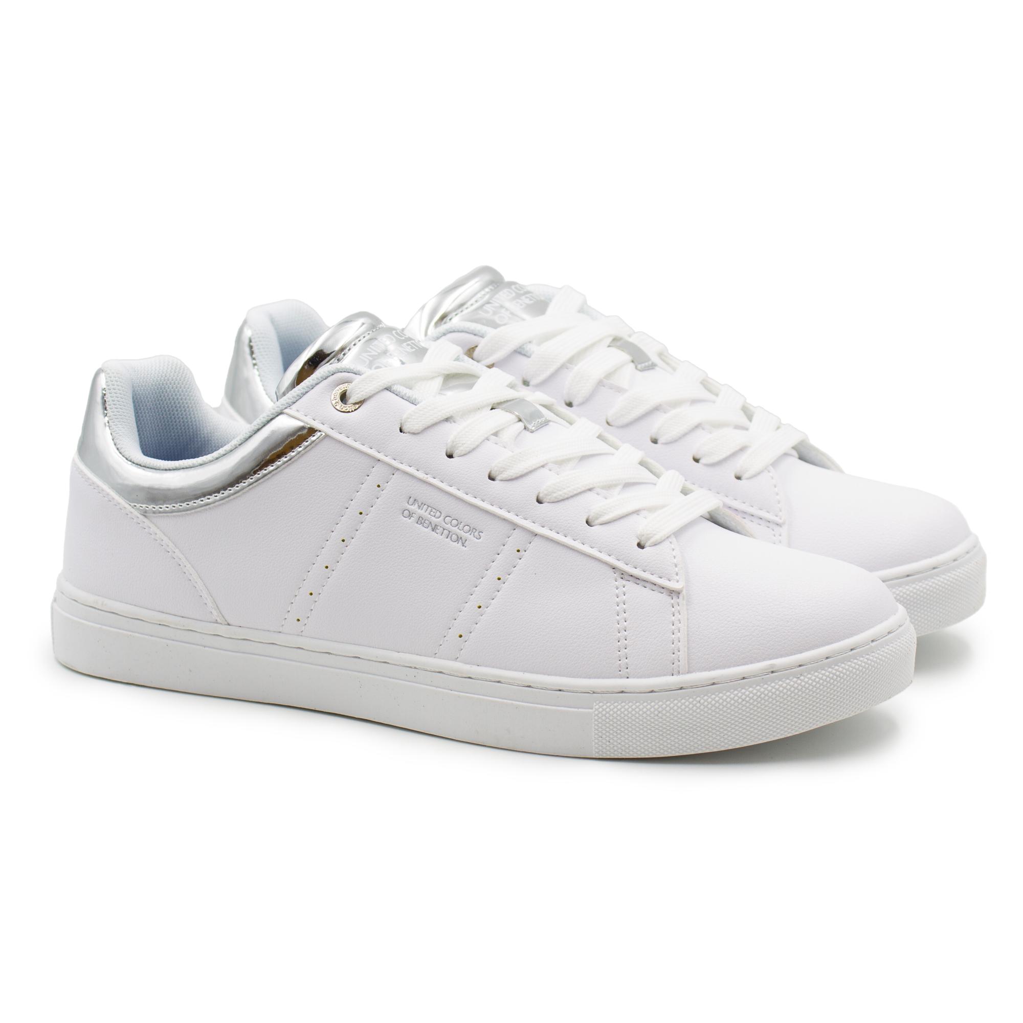

Кеды женские United Colors of Benetton STAR COURT BTW214110 белые 41 EU, STAR COURT BTW214110