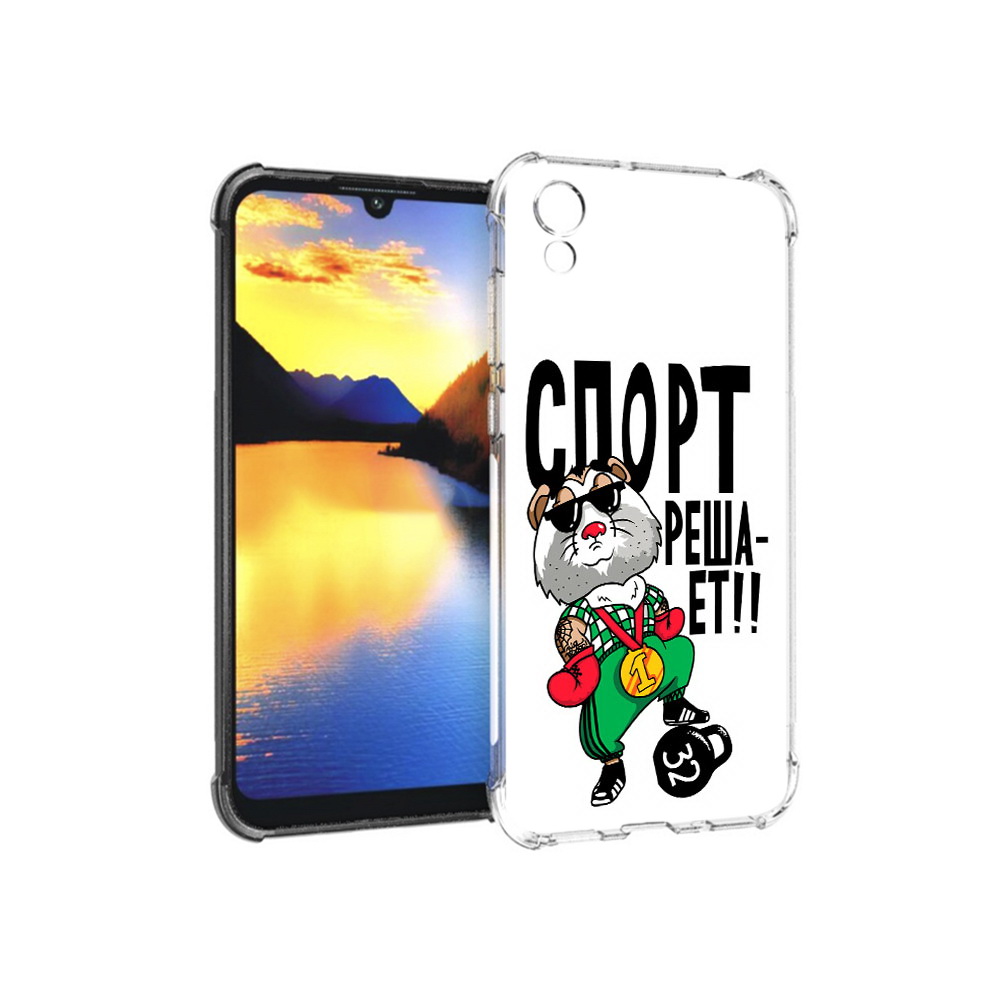 

Чехол MyPads Tocco для Huawei Y5 Спорт решает, Прозрачный, Tocco
