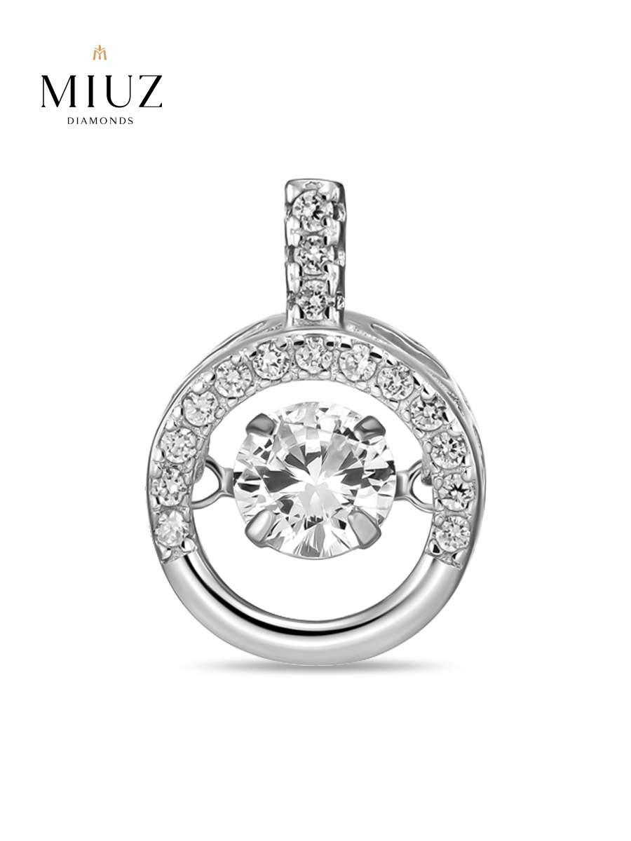 

Подвеска из серебра MIUZ Diamonds (Московский ювелирный завод) P2036-PL-3173-Z, фианит, P2036-PL-3173-Z