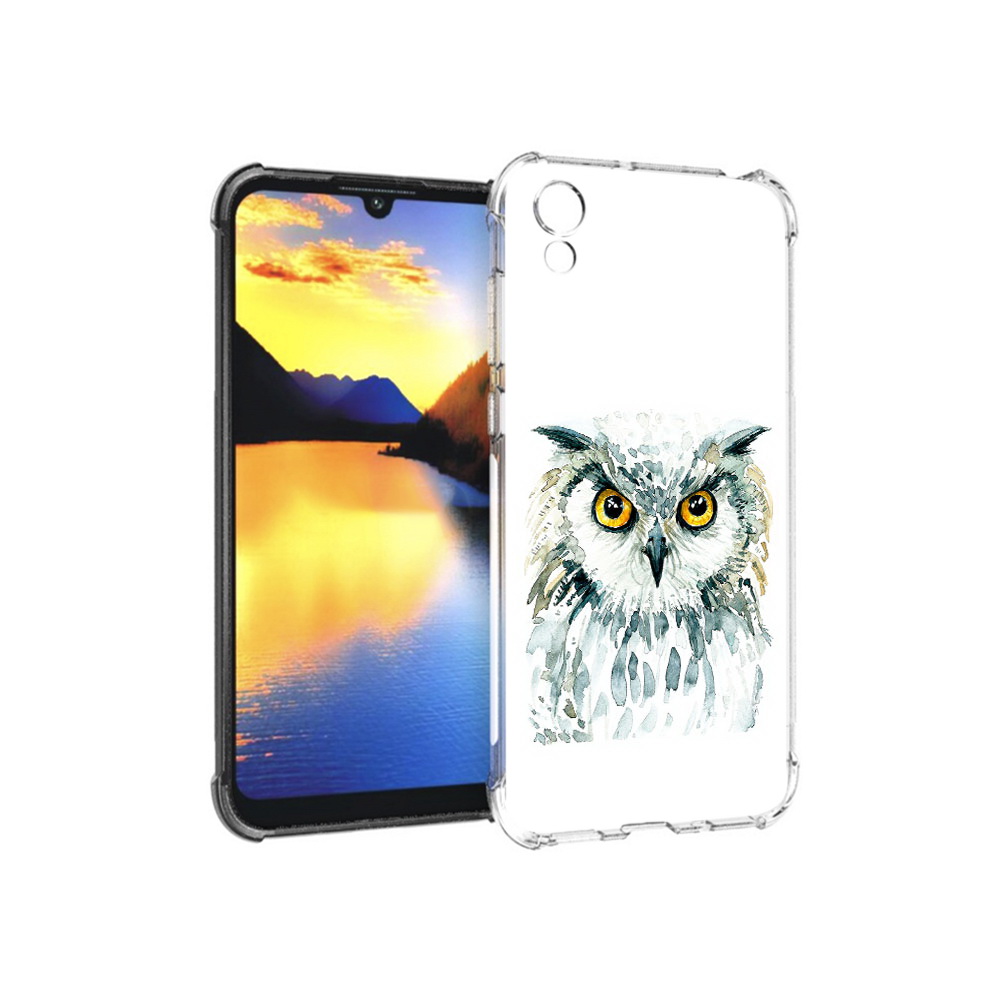 

Чехол MyPads Tocco для Huawei Y5 Серьезная сова, Прозрачный, Tocco