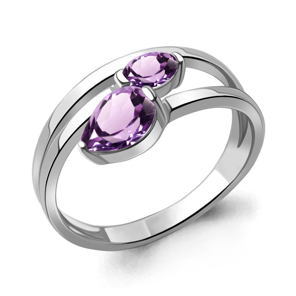 

Кольцо из серебра с аметистом Aquamarine Aquamarine 6962804_925_р р, 6962804_925_р