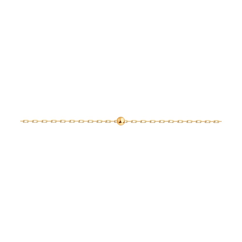 Браслет из красного золота р. 16 Diamant 51-150-01621-1