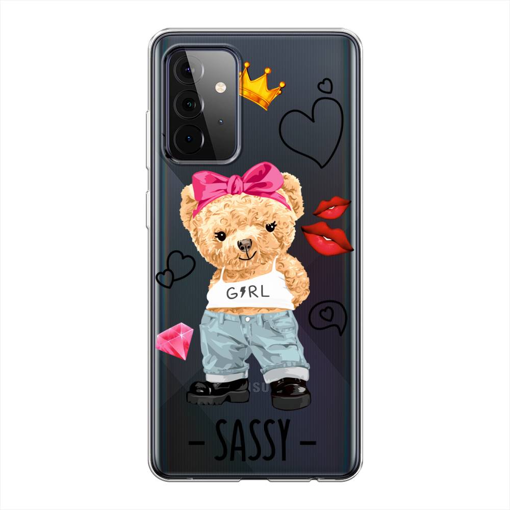 

Чехол на Samsung Galaxy A72 "Sugar Mommy", Голубой;белый;розовый, 2101950-6