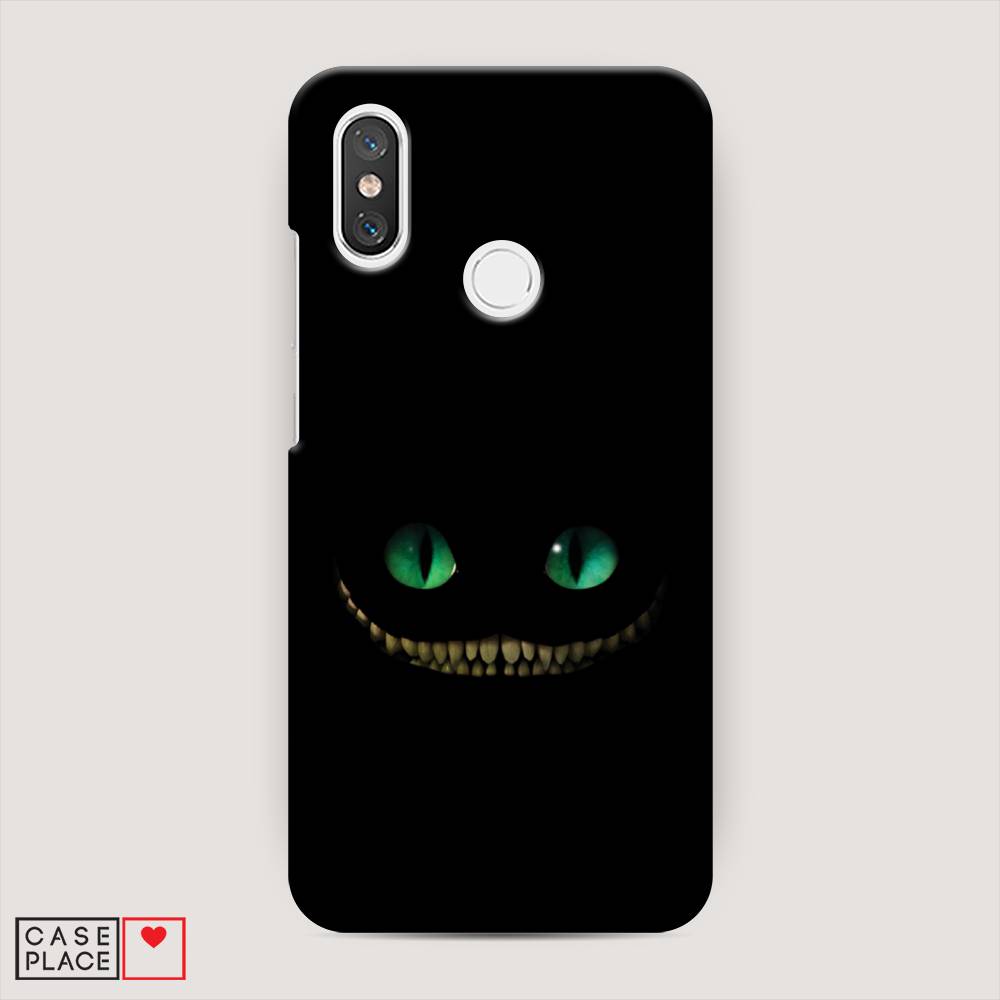

Пластиковый чехол "Зеленоглазый чеширский кот" на Xiaomi Mi 8, 33520-1