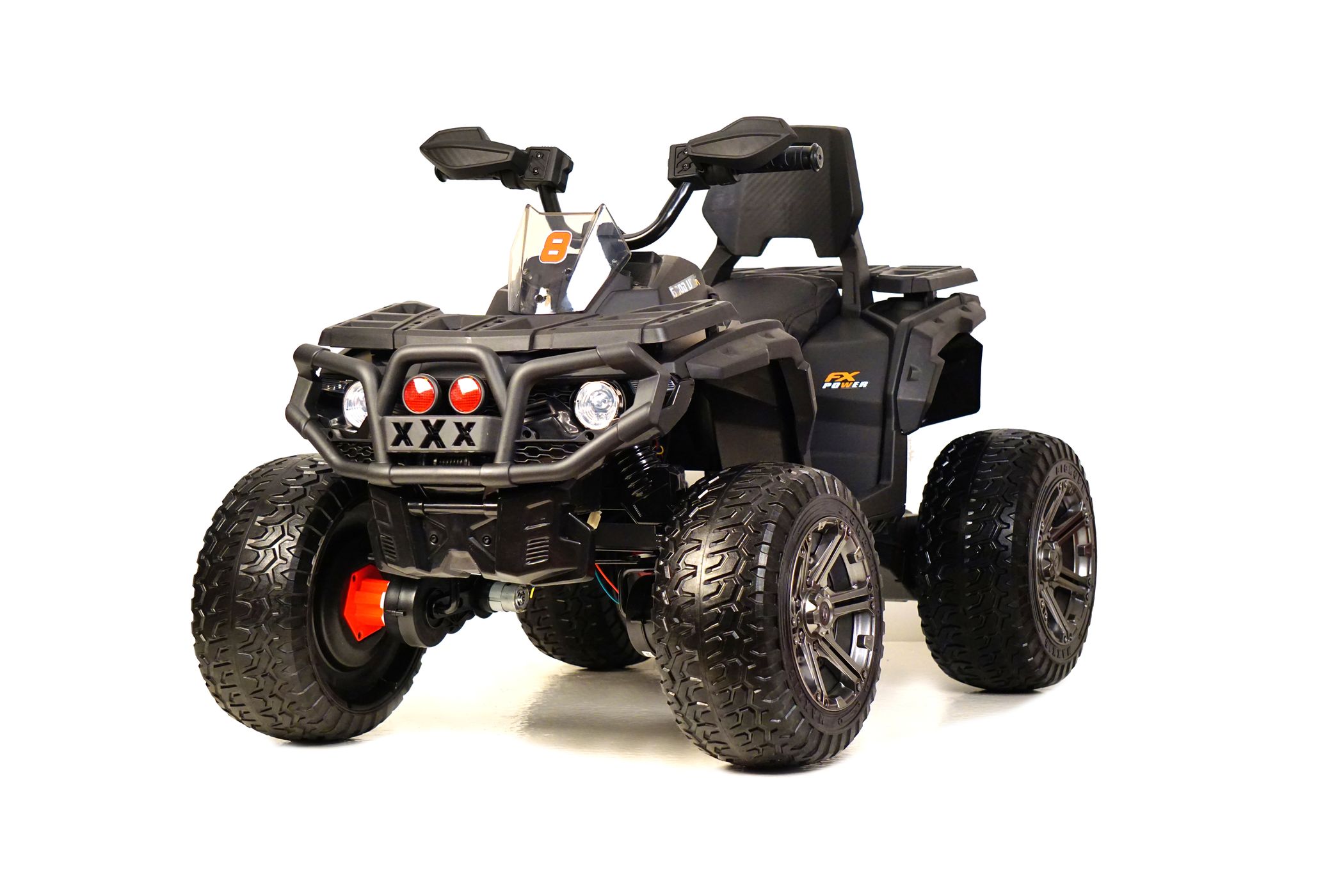 

Детский электроквадроцикл RIVERTOYS K111KK 4WD, черный