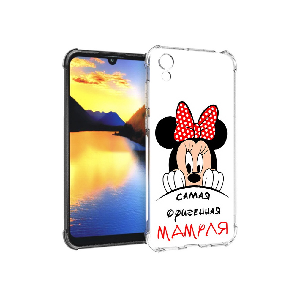 

Чехол MyPads Tocco для Huawei Y5 Самая лучшая мамуля Мини Маус, Прозрачный, Tocco