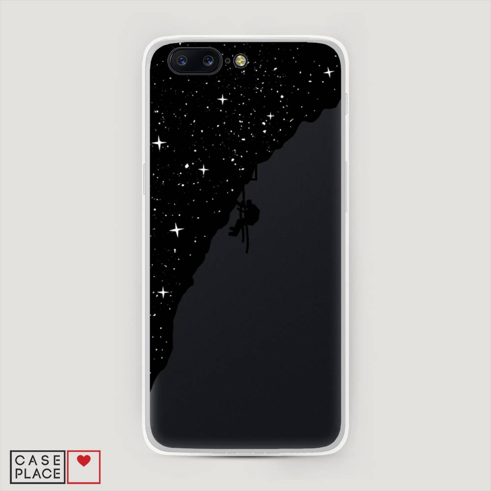 

Чехол Awog на OnePlus 5 / ВанПлас 5 "Скалолаз в космосе", Черный;белый;бежевый, 150250-4