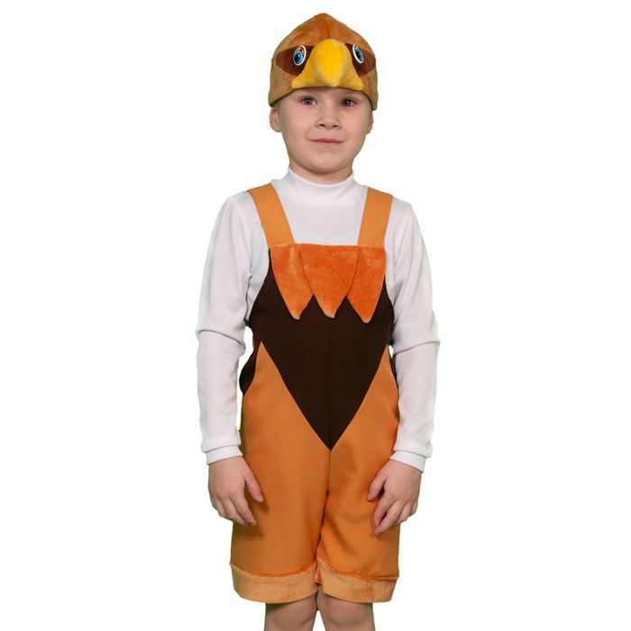 Карнавальный костюм детский Карнавалофф Орел, оранжевый, 92