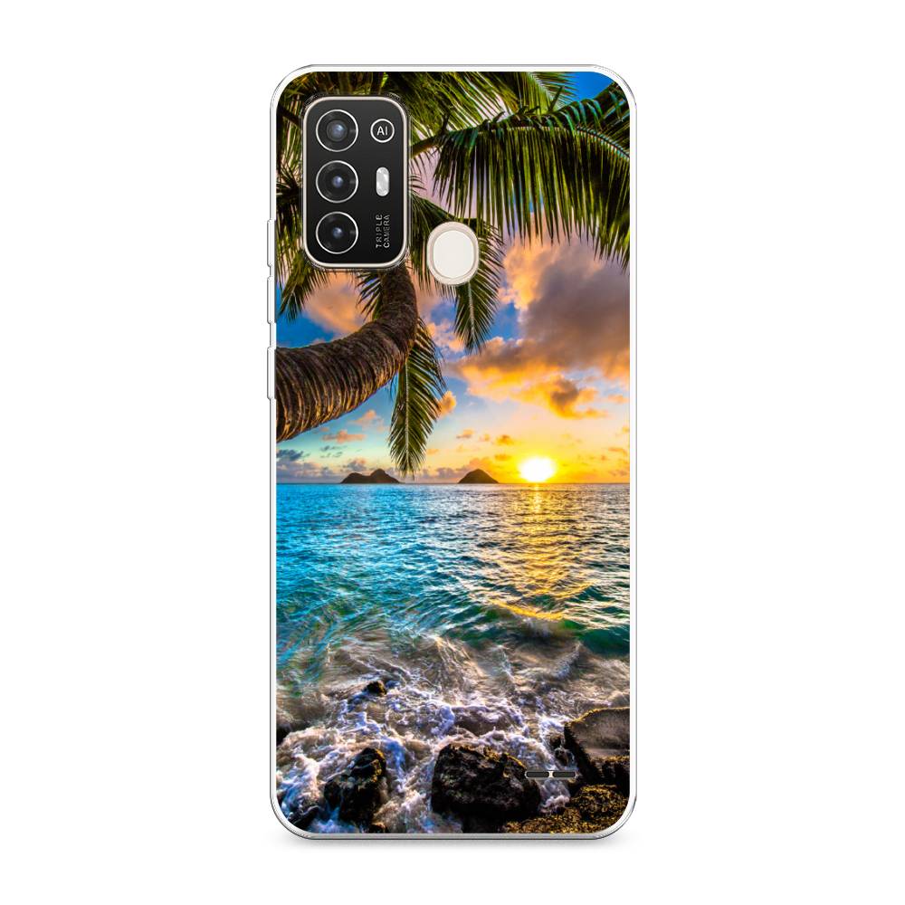 

Чехол Awog на ZTE Blade A52 / ЗТЕ Блэйд A52 "Восход 5", Разноцветный, 136250-4