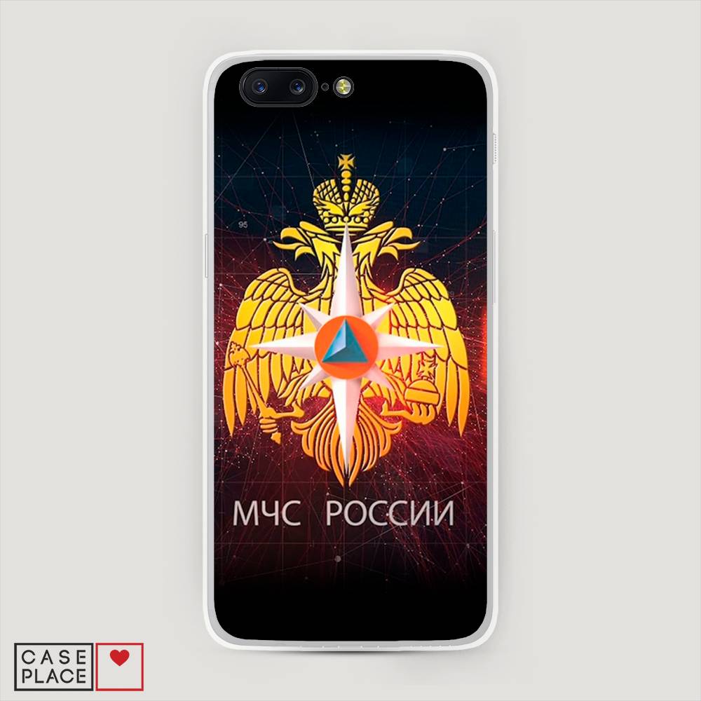 

Чехол Awog на OnePlus 5 / ВанПлас 5 "МЧС России", Черный;желтый;красный, 150250-5