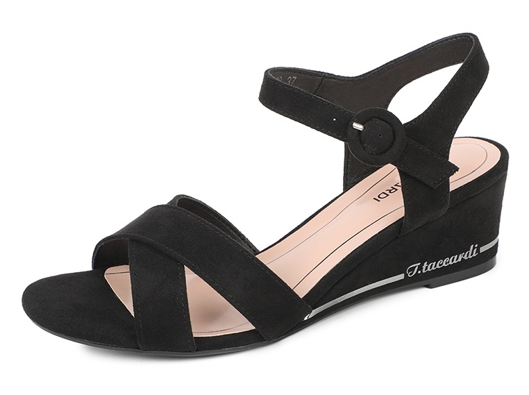 

Босоножки женские T.Taccardi JX24S-66 черные 38 RU, Черный, JX24S-66