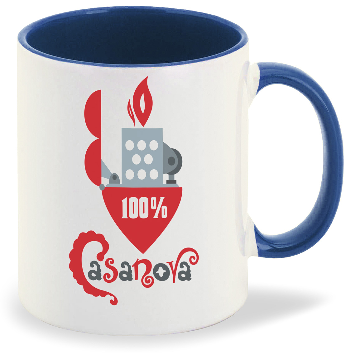 

Кружка CoolPodarok 100% Казанова (Зажигалка), 100% Казанова (Зажигалка)
