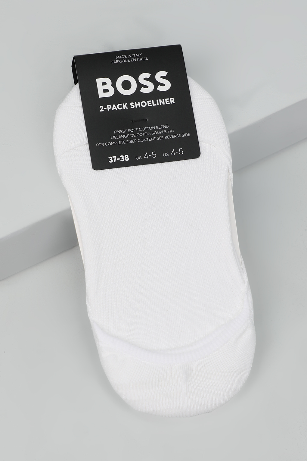 Комплект следков женских Boss 50510770 белых 41-42 2 пары