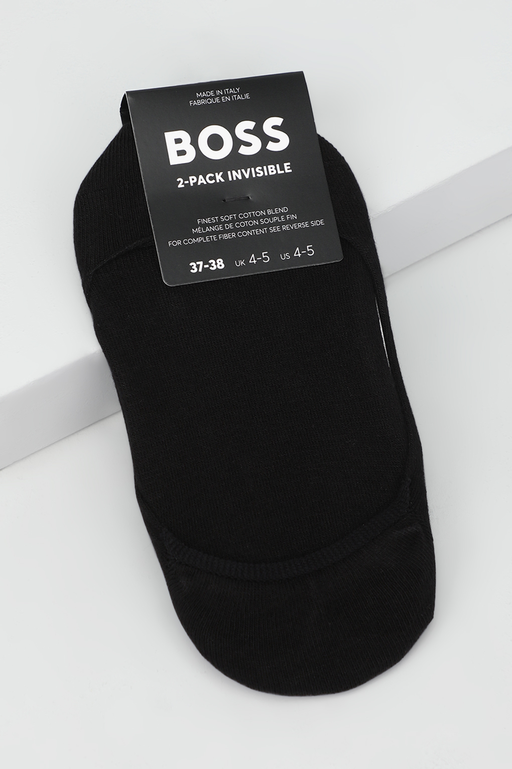 Комплект следков женских Boss 50510770 черных 41-42 2 пары