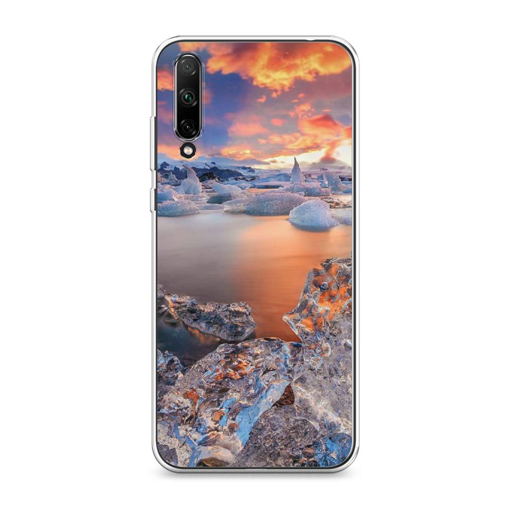 

Чехол для Honor 30i "Ледники", Синий;оранжевый, 6104050-2