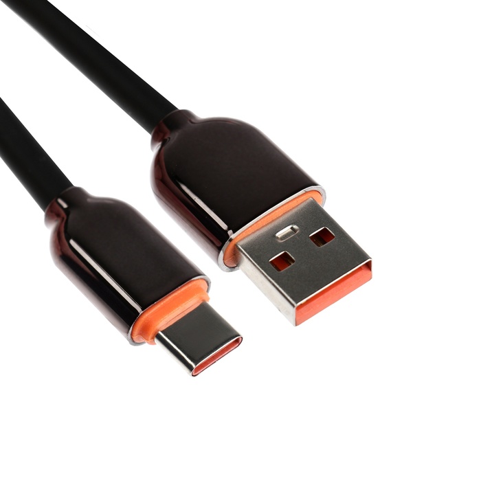 

Кабель USB - Type-C, 6 А, 1 м, черный