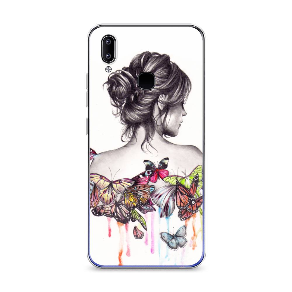 

Силиконовый чехол "Девушка с бабочками" на Oppo Reno 5 Pro, 256750-10