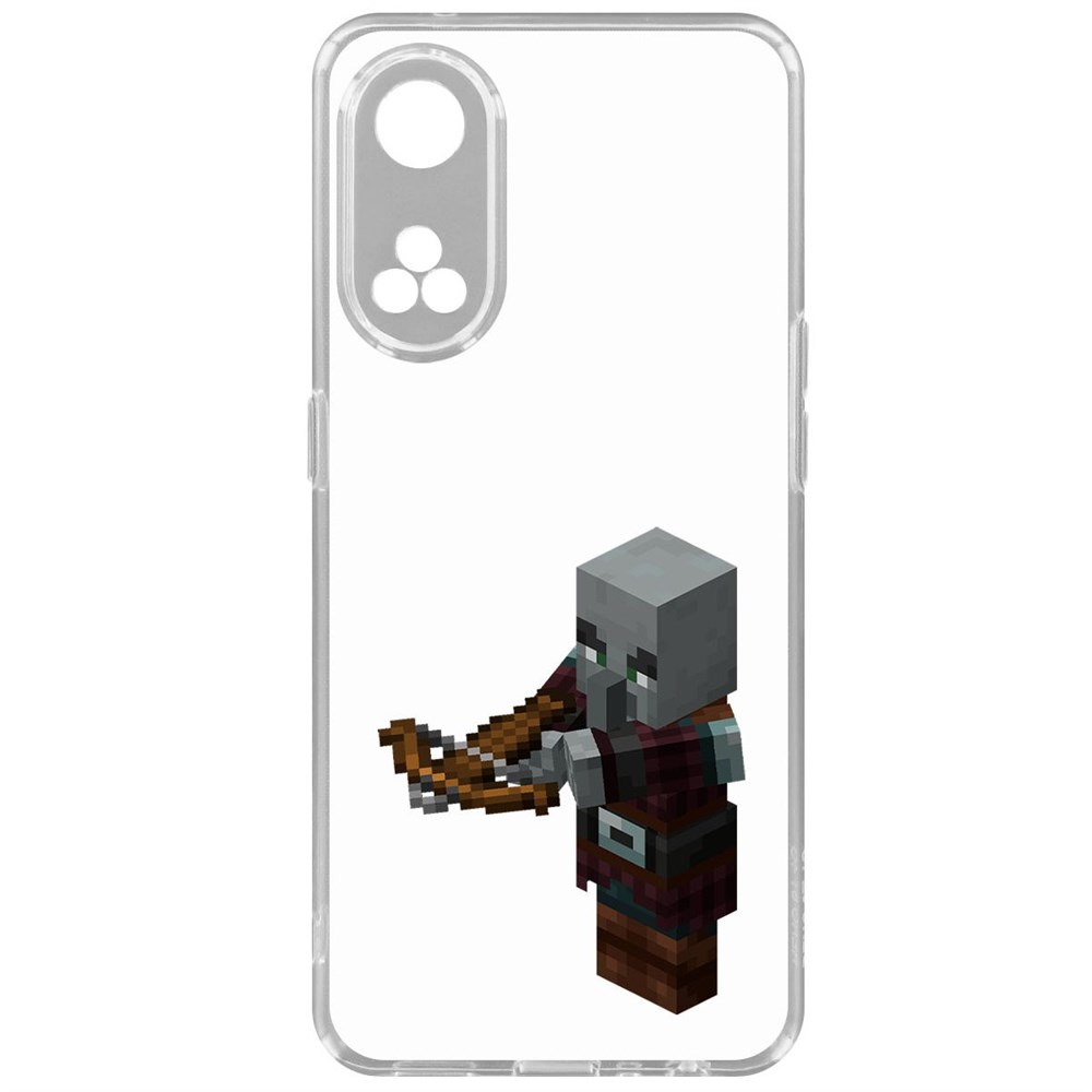 

Чехол-накладка Krutoff Clear Case Minecraft-Разбойник для Oppo Reno8T, Прозрачный