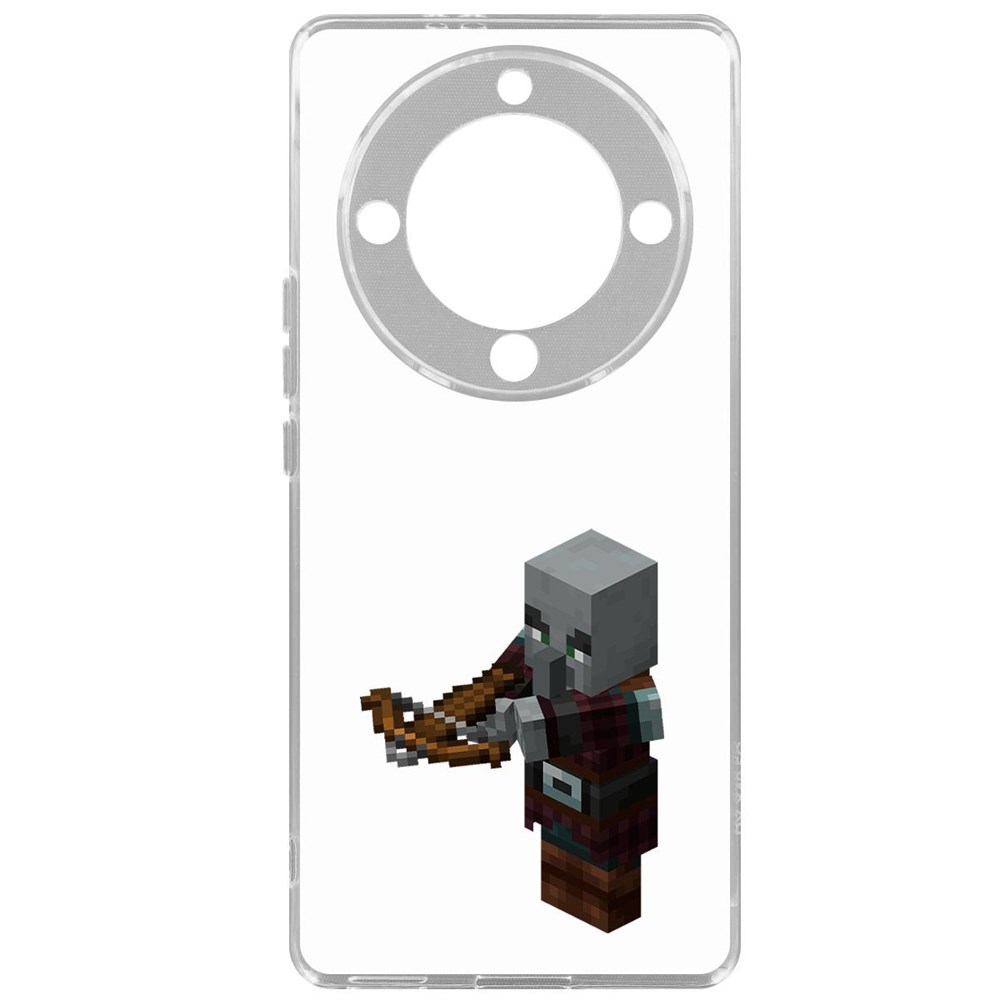 

Чехол-накладка Krutoff Clear Case Minecraft-Разбойник для Honor X9a