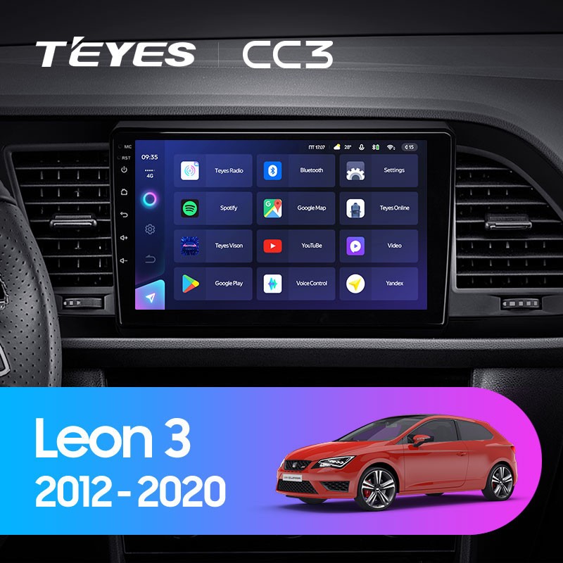 Штатная магнитола Teyes CC3 4/32 Seat Leon 3 (2012-2020)