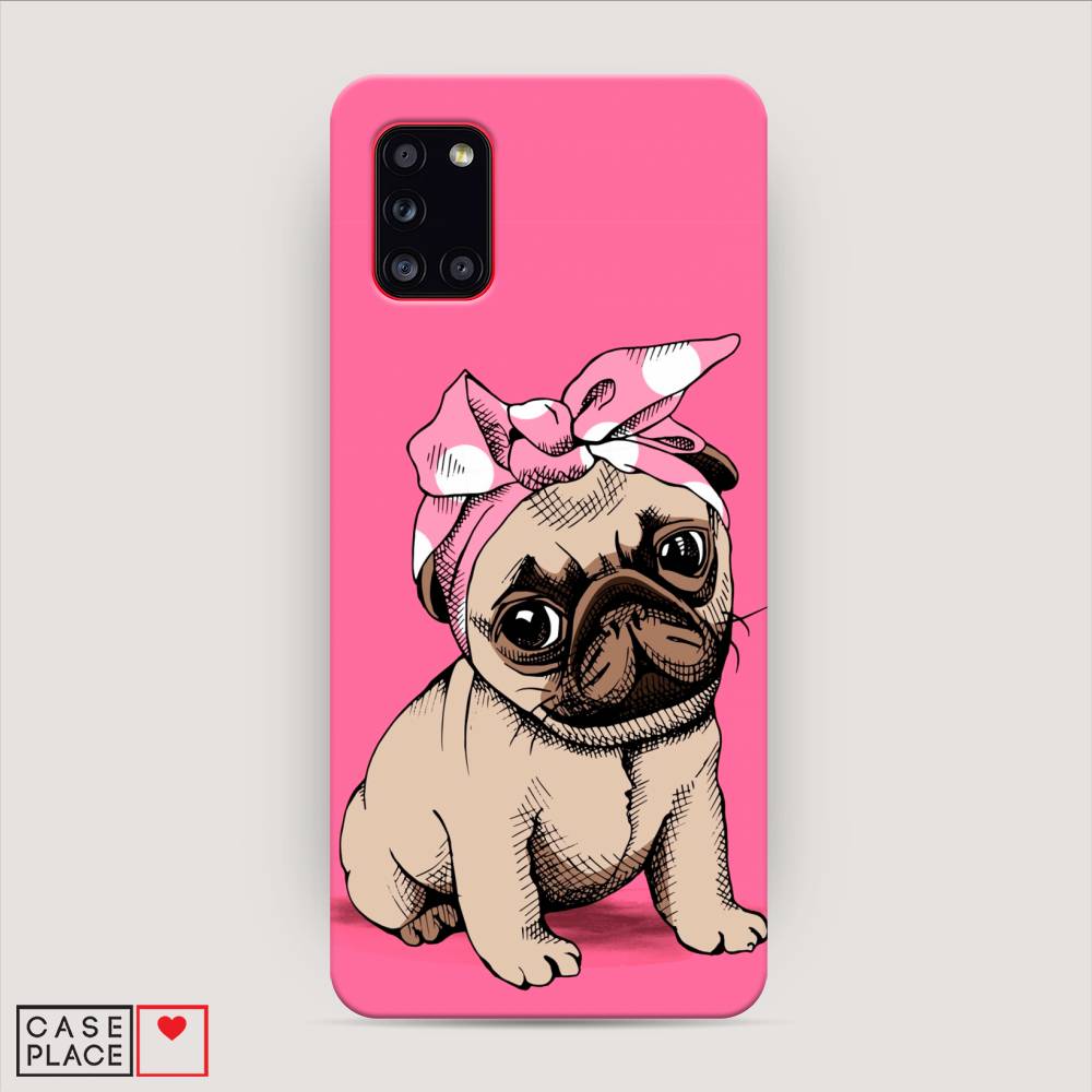 фото Пластиковый чехол "dog pin-up" на samsung galaxy a31 awog