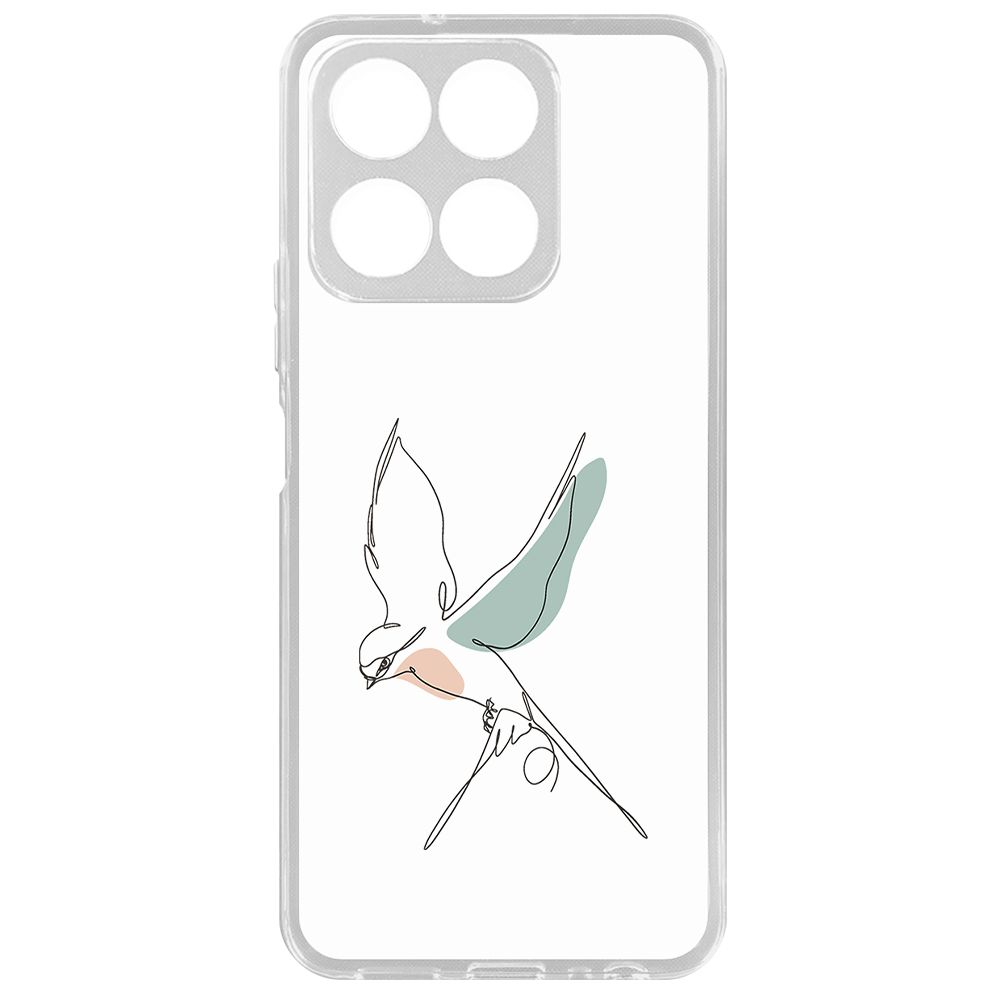 

Чехол-накладка Krutoff Clear Case Полет для Honor X8a, Прозрачный