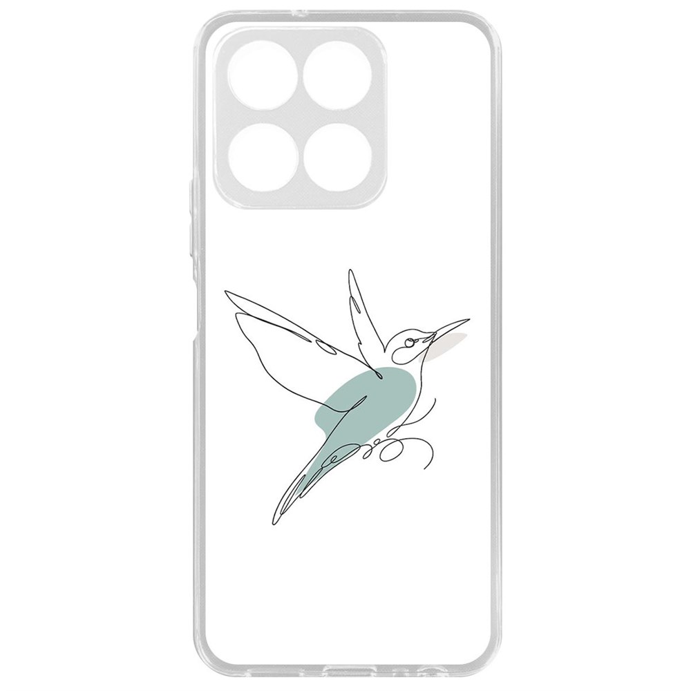 

Чехол-накладка Krutoff Clear Case Легкость для Honor X8a, Прозрачный
