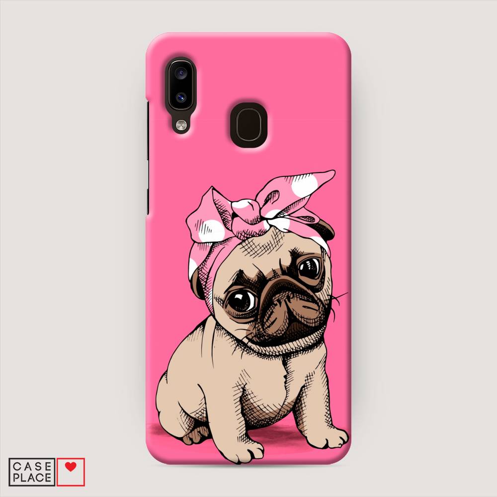 фото Пластиковый чехол "dog pin-up" на samsung galaxy a30 awog