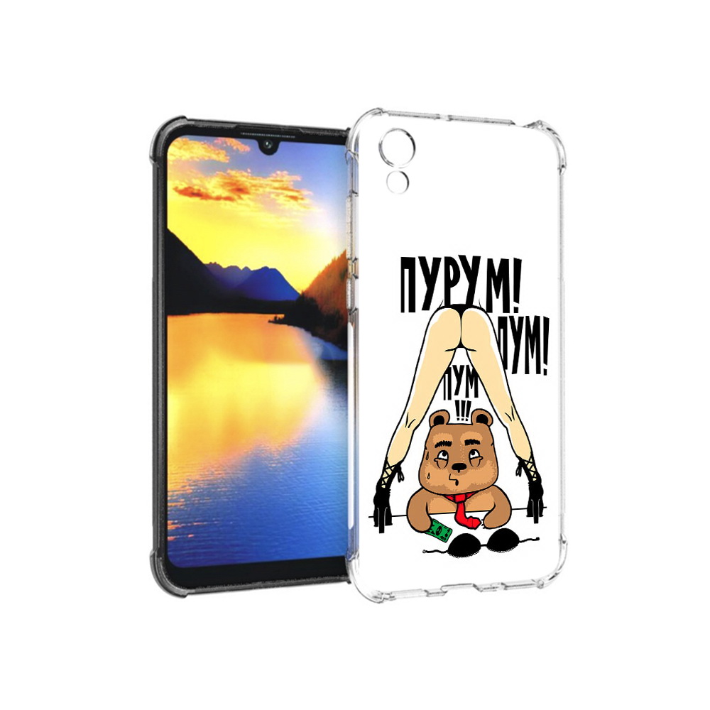 

Чехол MyPads Tocco для Huawei Y5 Пурум пум пум, Прозрачный, Tocco