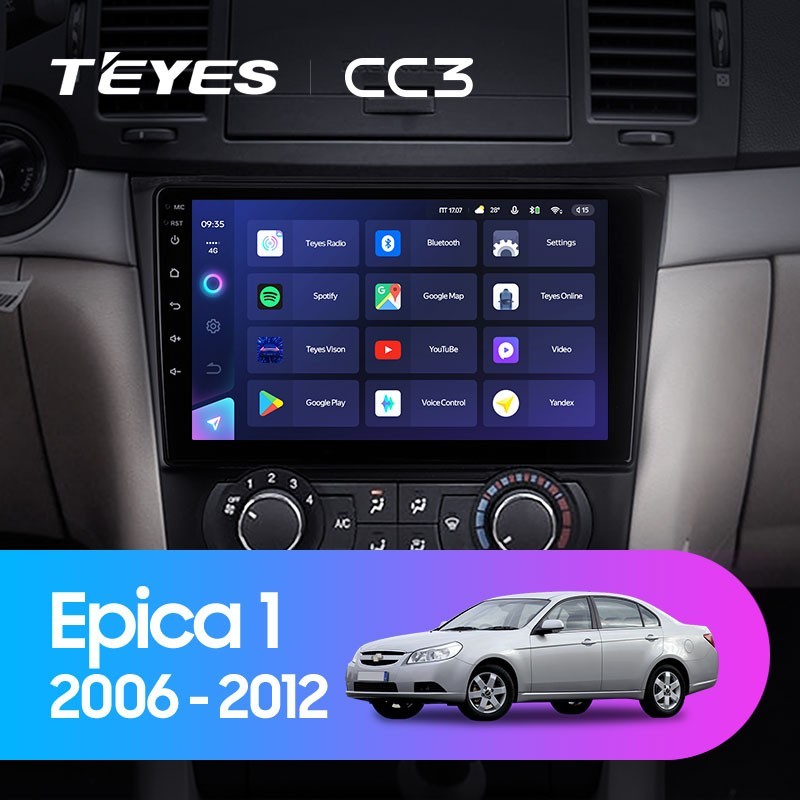

Штатная магнитола Teyes CC3 4/32 Chevrolet Epica 1 (2006-2012), Teyes CC3 Chevrolet Epica 1 (2006-2012)