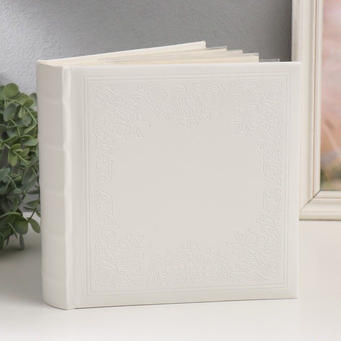 

Фотоальбом Делюкс на 200 фото "savage garden white" 10х15 см, Белый